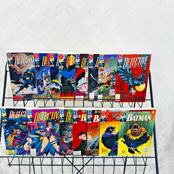 Detective Comics ft Batman 638-643 650-659 lot Vs Sam Kieth Travis Charest Cover - Picture 1 of 7